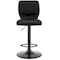 Armen Living Bardot Adjustable Height Black Faux Leather Swivel Bar Stool LCBABABLBL - alternate 6